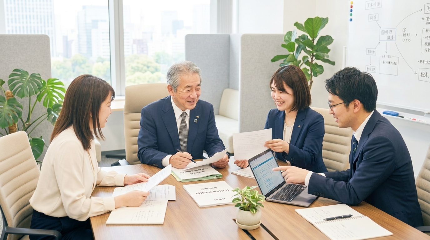 専門チームと国税OBによる最強タッグ