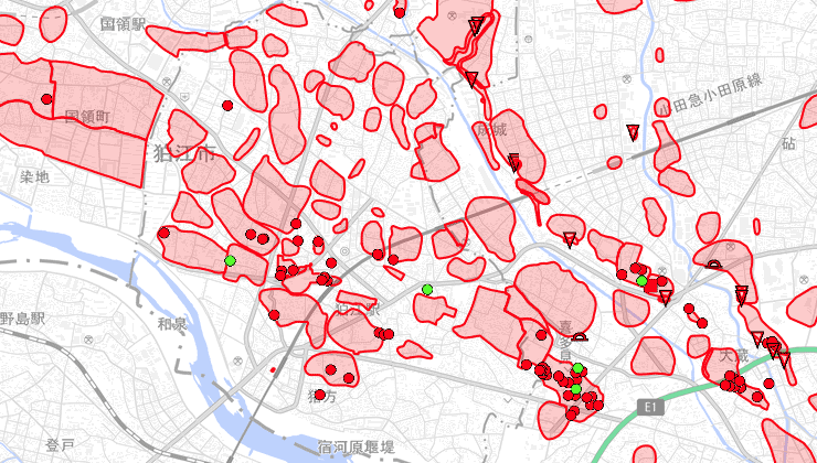 東京都遺跡地図情報インターネット提供サービス