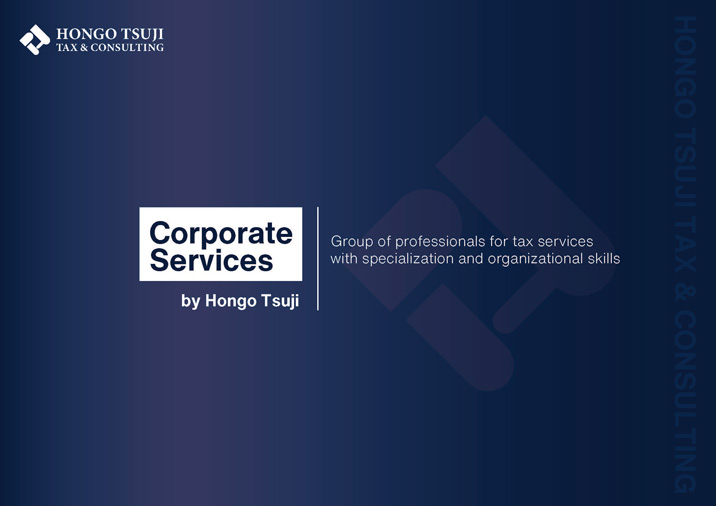 Corprate services by Hongo Tsuji